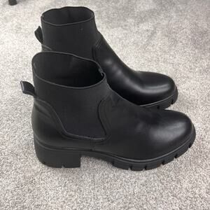 New, Madden Girl Black Holler boots size 11